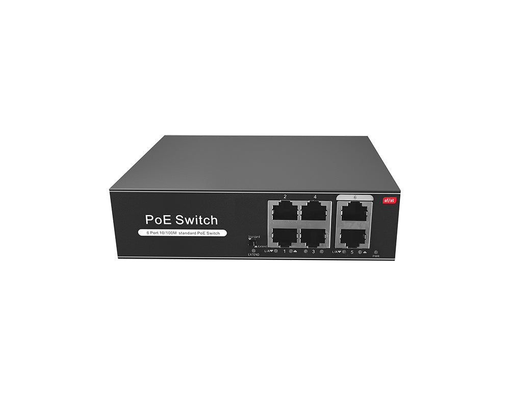 PoE Switch, 6-port Full Gigabit, T2010-06GP