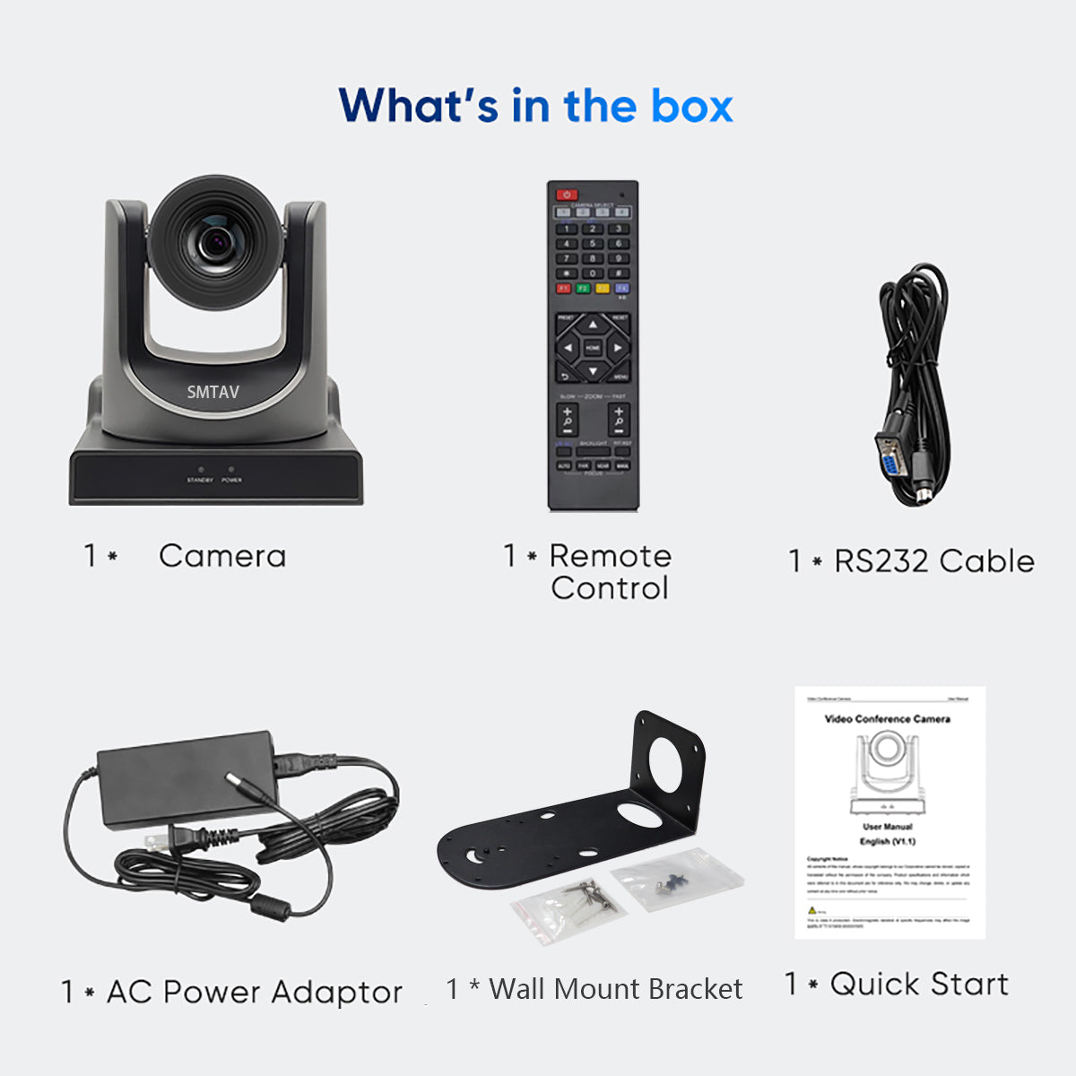 PTZ Camera, SMTAV Video Conference Camera, 30X SDI Camera, BA30S