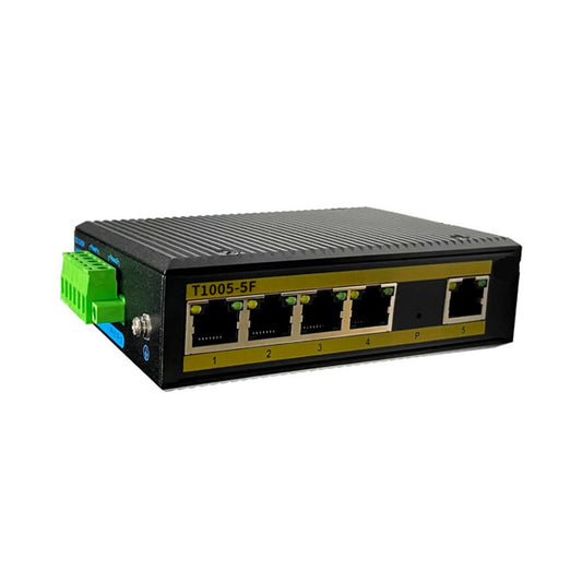 Industrial 5-port Unmanaged Ethernet Switch T1005-5F